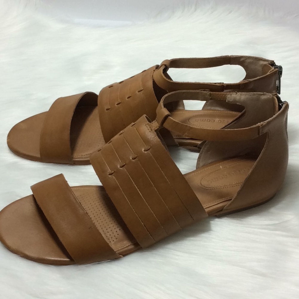 Corso Como Strappy Flats Sandals 8.5 - Picture 6 of 15